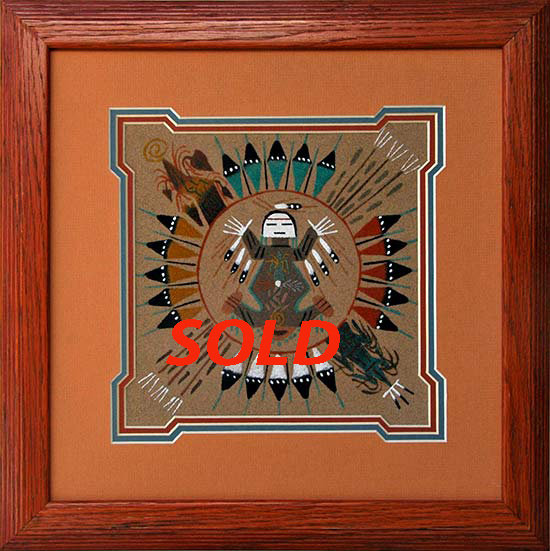 Jenny Shorty | Navajo Sandpainting | Penfield Gallery of Indian Arts | Albuquerque | New Mexico